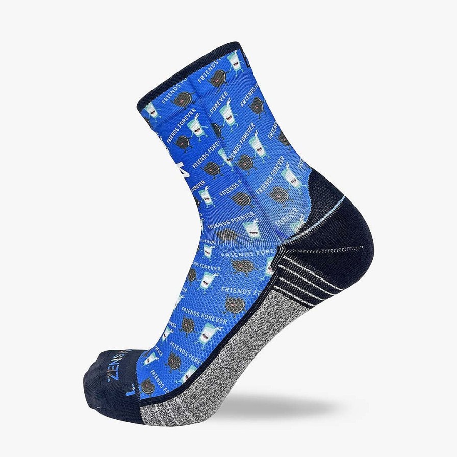 Limited Edition Zensah | Cookie Sandwiches & Milk Socks (Mini-Crew) Blue