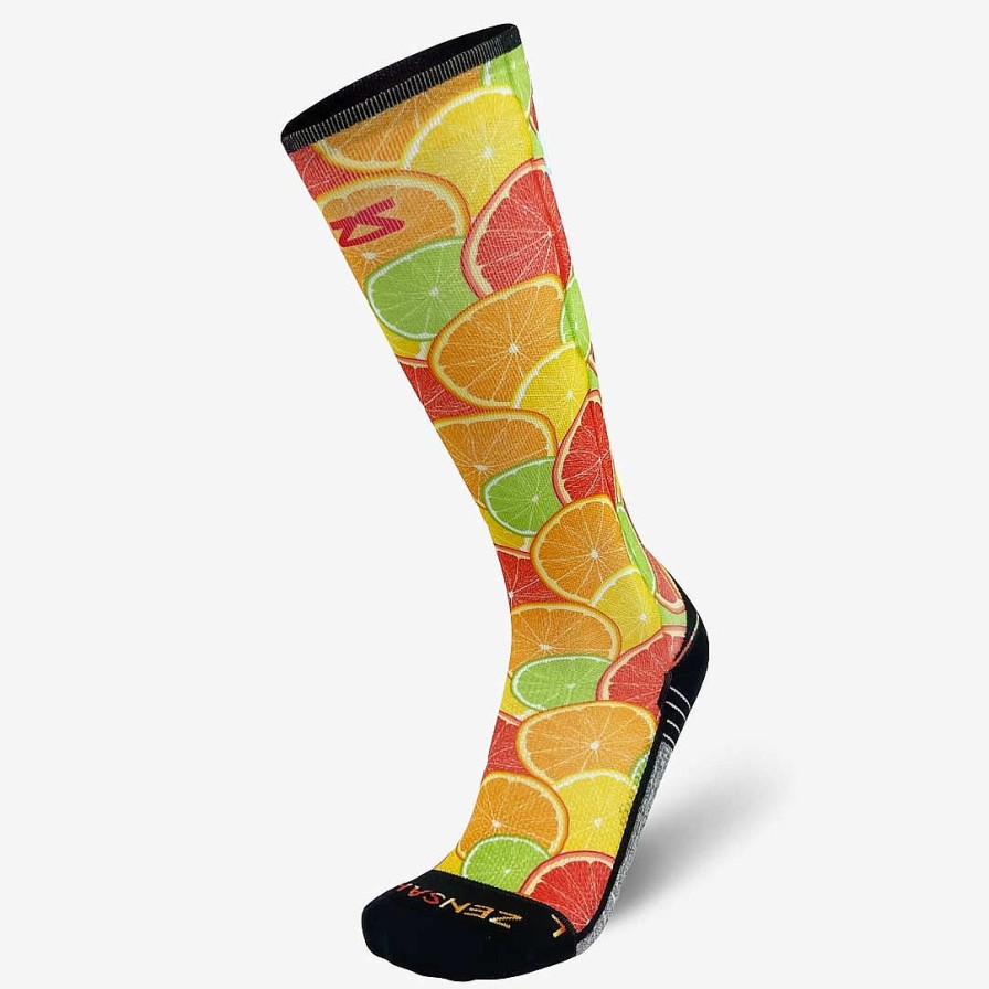 Men Zensah | Citrus Compression Socks (Knee-High) Multi