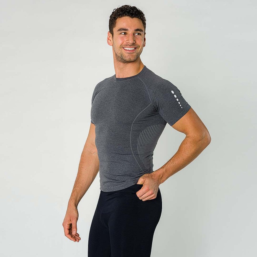 Men Zensah Tops & Bottoms | Bold Compression Short Sleeve Shirt