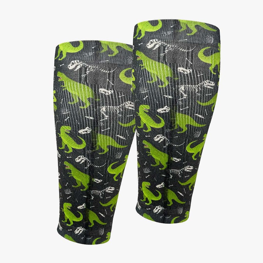 Men Zensah | T-Rex Compression Leg Sleeves Charcoal