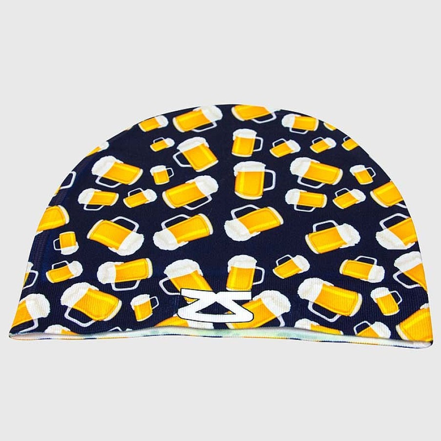 Women Zensah Accessories | Beer Mugs Skull Cap Beanie Navy