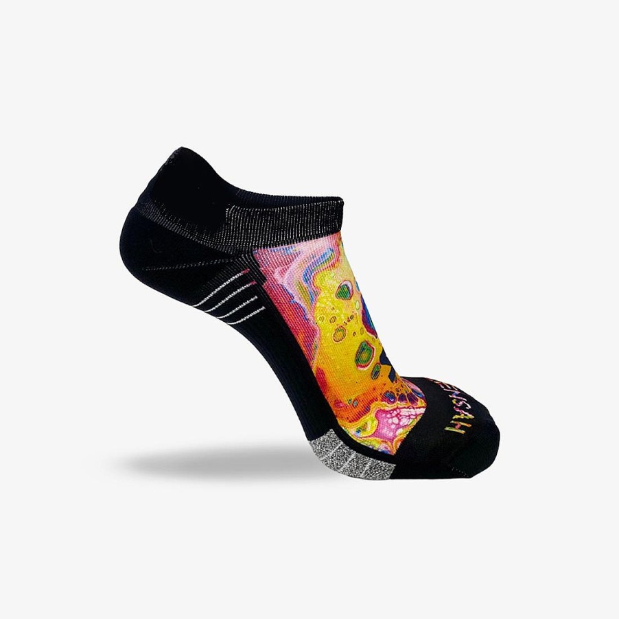 Limited Edition Zensah | Abstract Art Running Socks (No Show) Multi