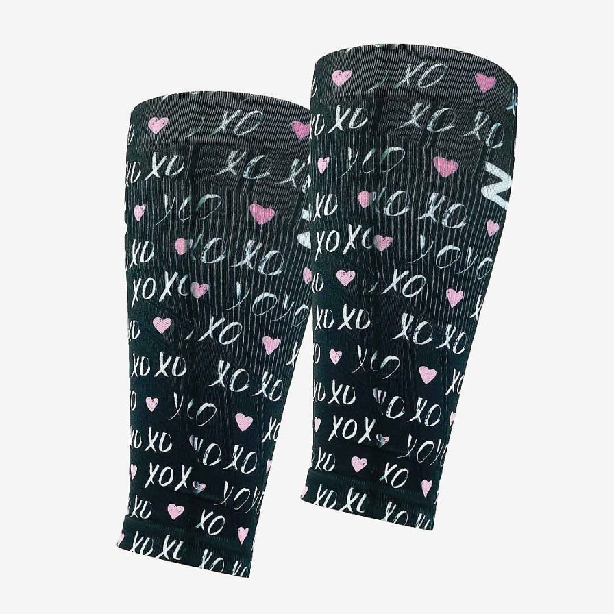 Men Zensah | Xoxo Compression Leg Sleeves Black