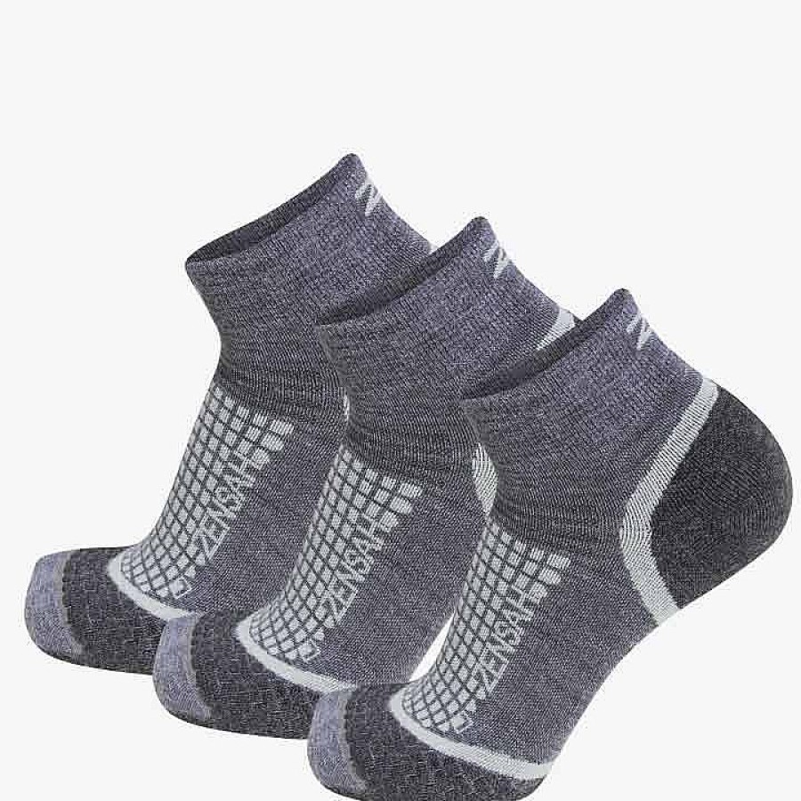 Women Zensah Compression Socks | Grit Running Socks (Quarter)