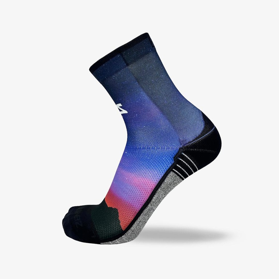 Men Zensah | Night Sky Socks (Mini-Crew) Pink/Purple