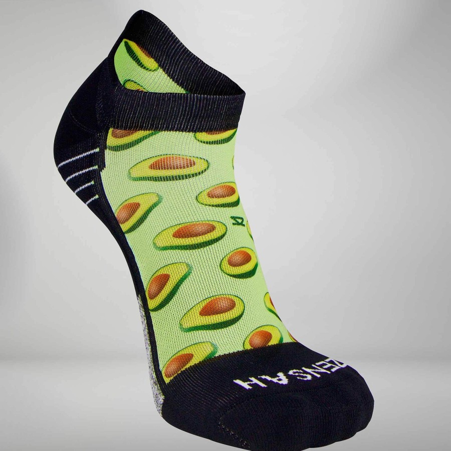 Men Zensah | Avocado Socks (No Show) Lime Green