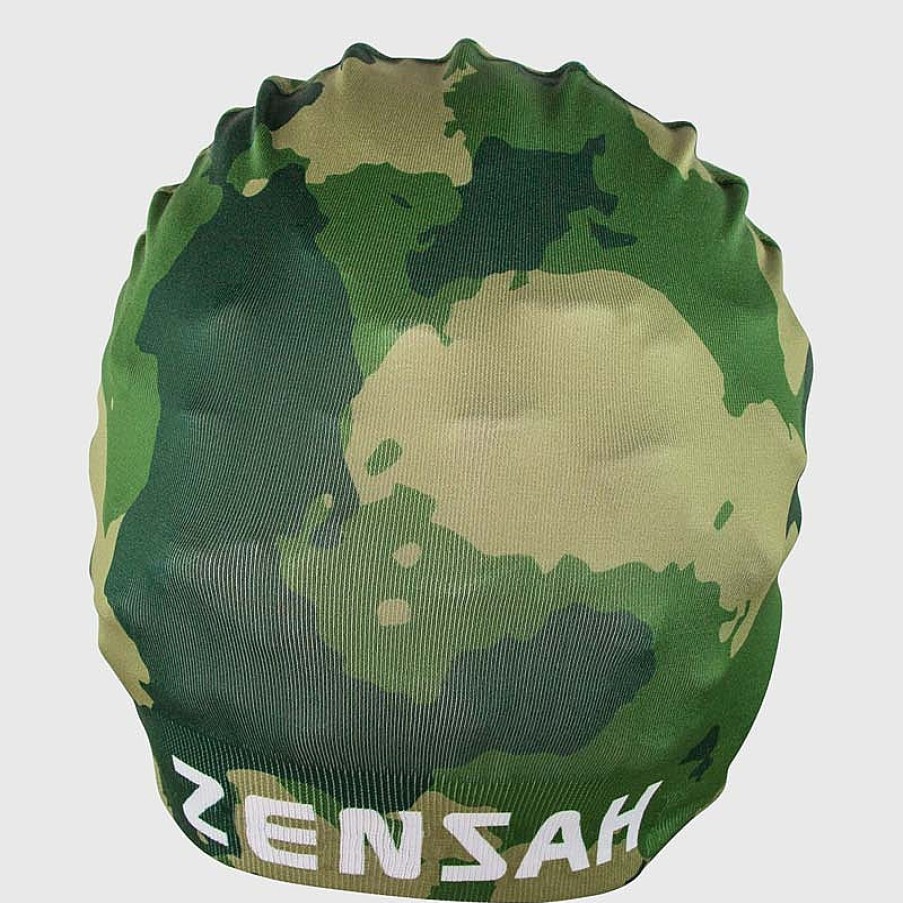 Women Zensah Accessories | Camo Skull Cap Beanie Army Green