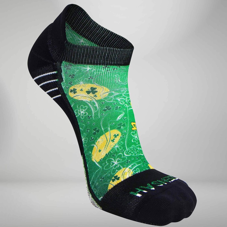 Men Zensah | St Patrick'S Doodle (No Show) Green