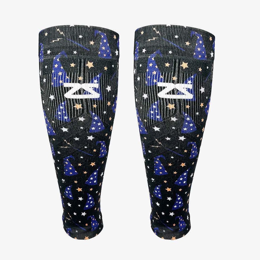 Men Zensah | Wizard Hats Compression Leg Sleeves Black