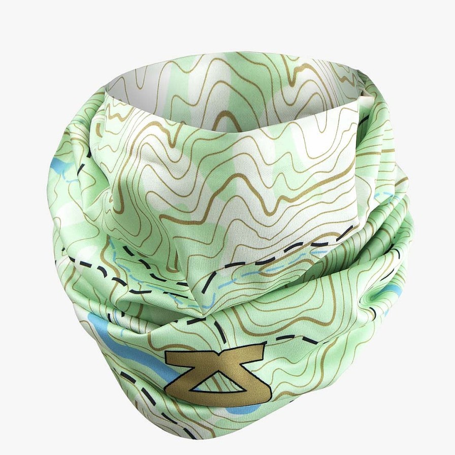 Limited Edition Zensah | Topography Multi-Use Neck Gaiter & Headwear Green