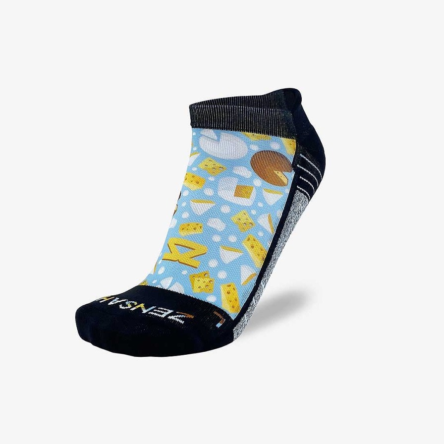 Men Zensah | Cheese Running Socks (No Show) Sky Blue