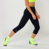 Women Zensah Bottoms | Ultra Compression Women'S 3/4 Recovery Leggings Black