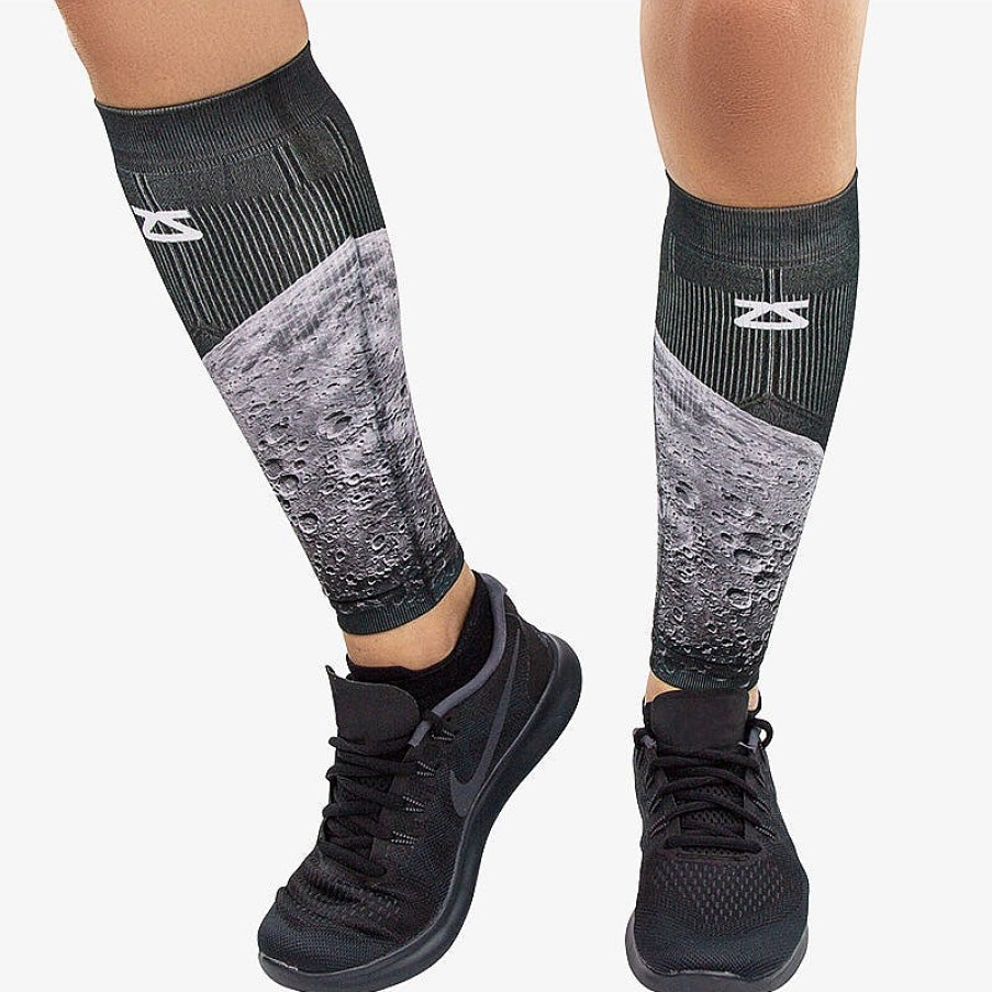 Limited Edition Zensah | Moon Compression Leg Sleeves Black