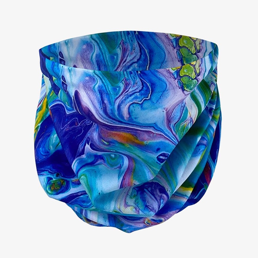 Limited Edition Zensah | Fluid Art Use Neck Gaiter & Headwear Multi