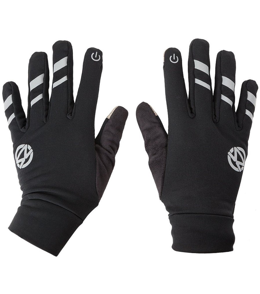 Men Zensah | Smart Running Gloves Black