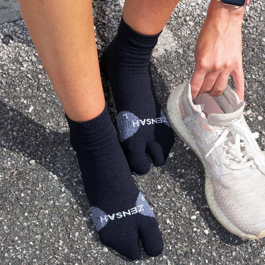 Women Zensah Everyday Socks | Bunion Corrector Sport Socks (Quarter)