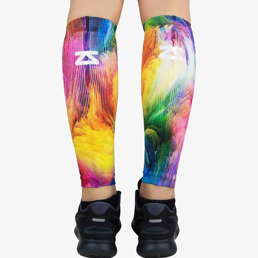 Limited Edition Zensah | Color Explosion Compression Leg Sleeves Multi