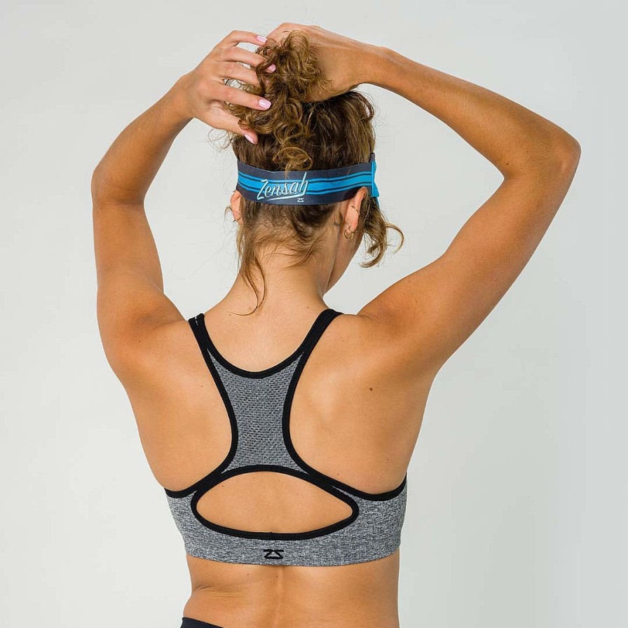 Women Zensah Accessories | Zensah Running Visor Retro Blue