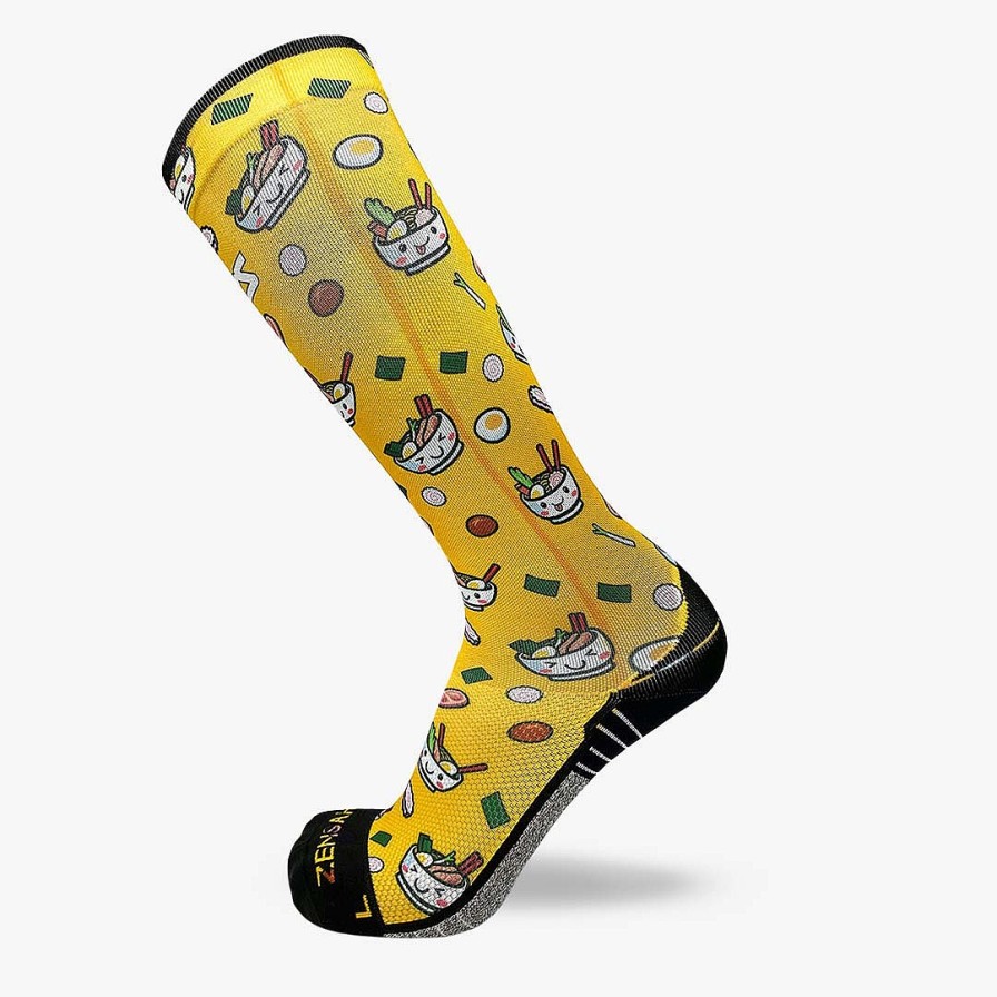 Limited Edition Zensah | Ramen Compression Socks (Knee-High) Gold