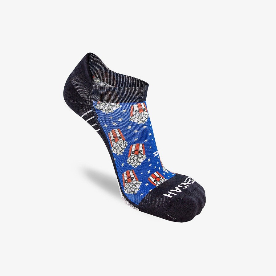 Men Zensah | Popcorn Socks (No Show) Navy