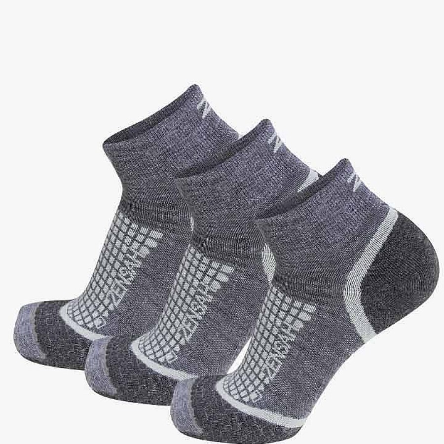 Women Zensah Athletic Socks | Grit Running Socks (Quarter)