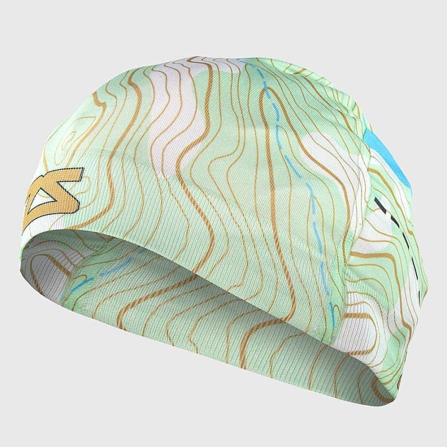 Limited Edition Zensah | Topography Skull Cap Beanie Green