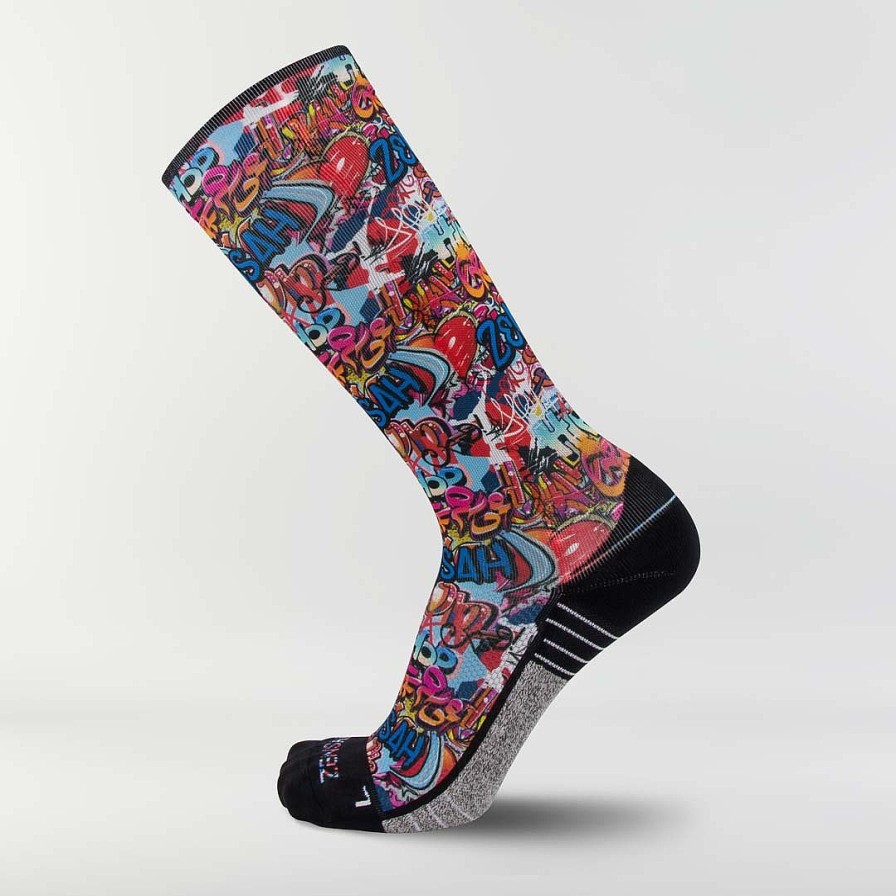 Limited Edition Zensah | Street Art Compression Socks (Knee-High) Multi