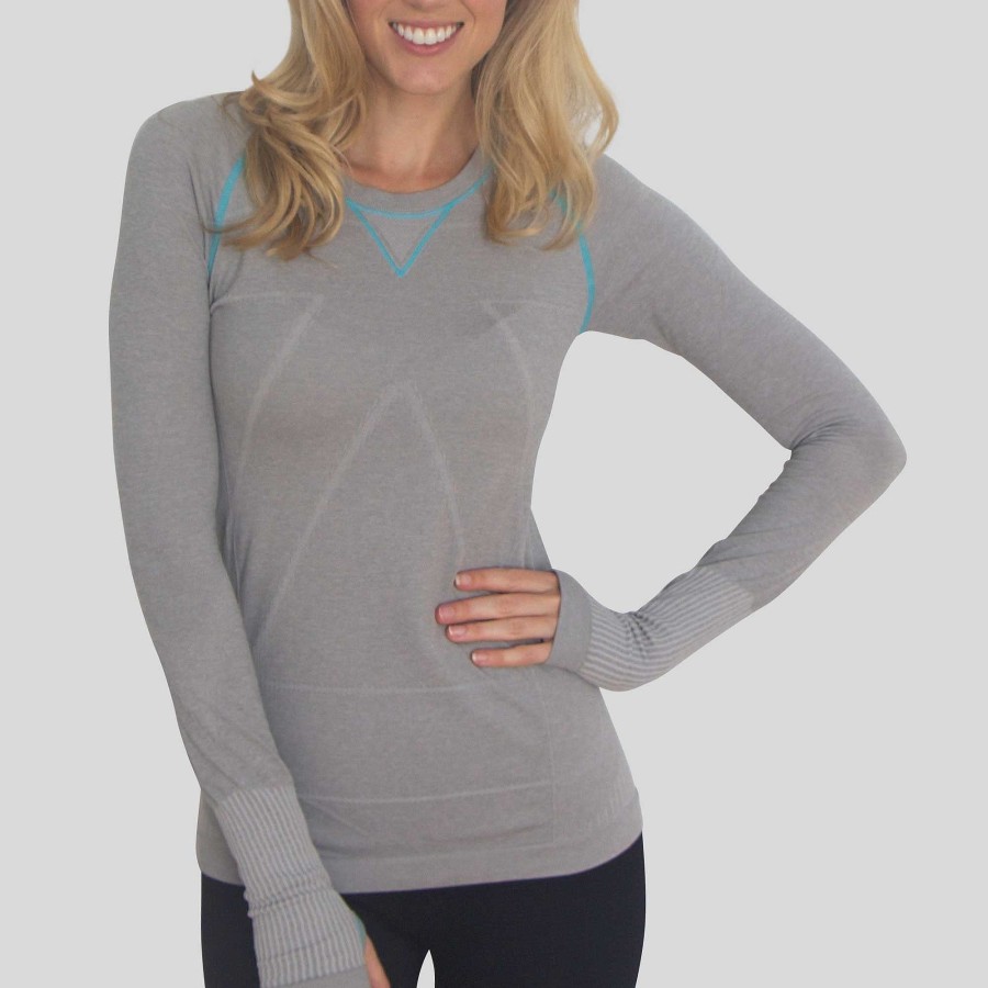 Women Zensah Sports Bras & Tops | Run Seamless Long Sleeve