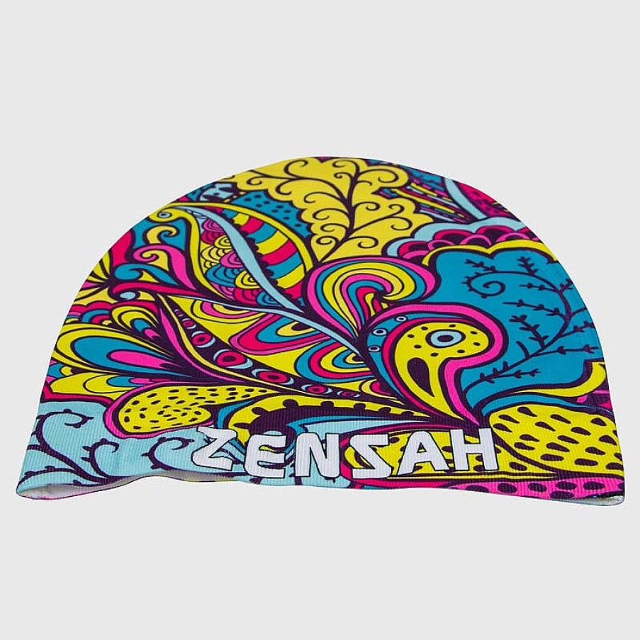 Men Zensah Accessories | Groovy Skull Cap Beanie Aqua/Pink/Yellow