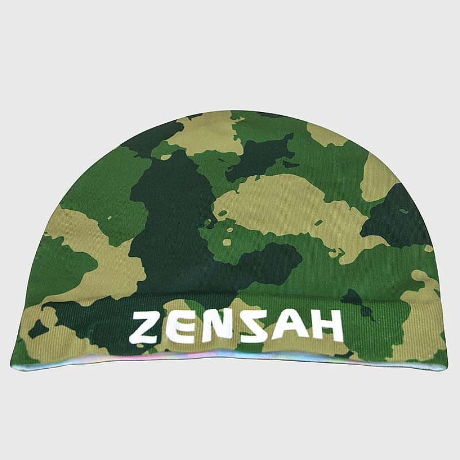 Men Zensah | Camo Skull Cap Beanie Army Green