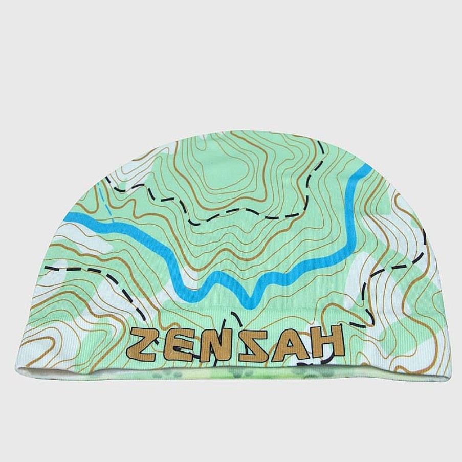 Men Zensah Accessories | Topography Skull Cap Beanie Green