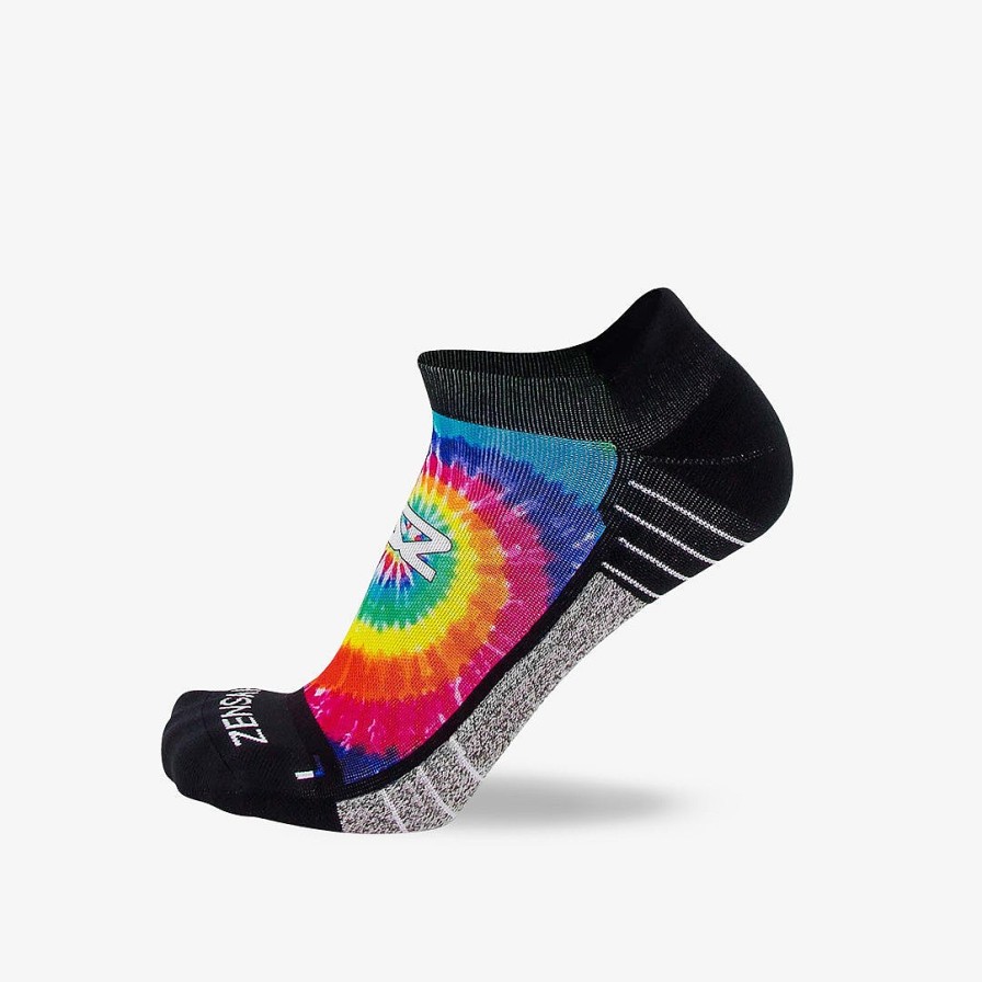 Men Zensah | Tie Dye Running Socks (No Show) Multi