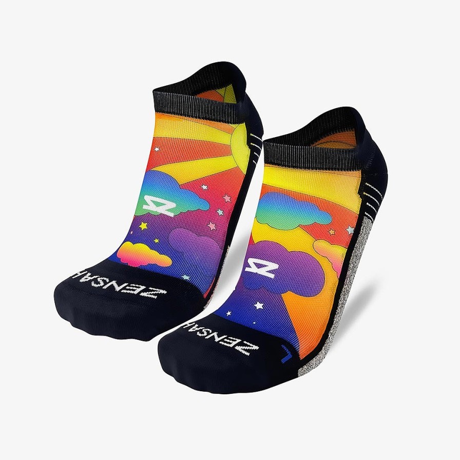 Limited Edition Zensah | 70S Scene Running Socks (No Show) Multi