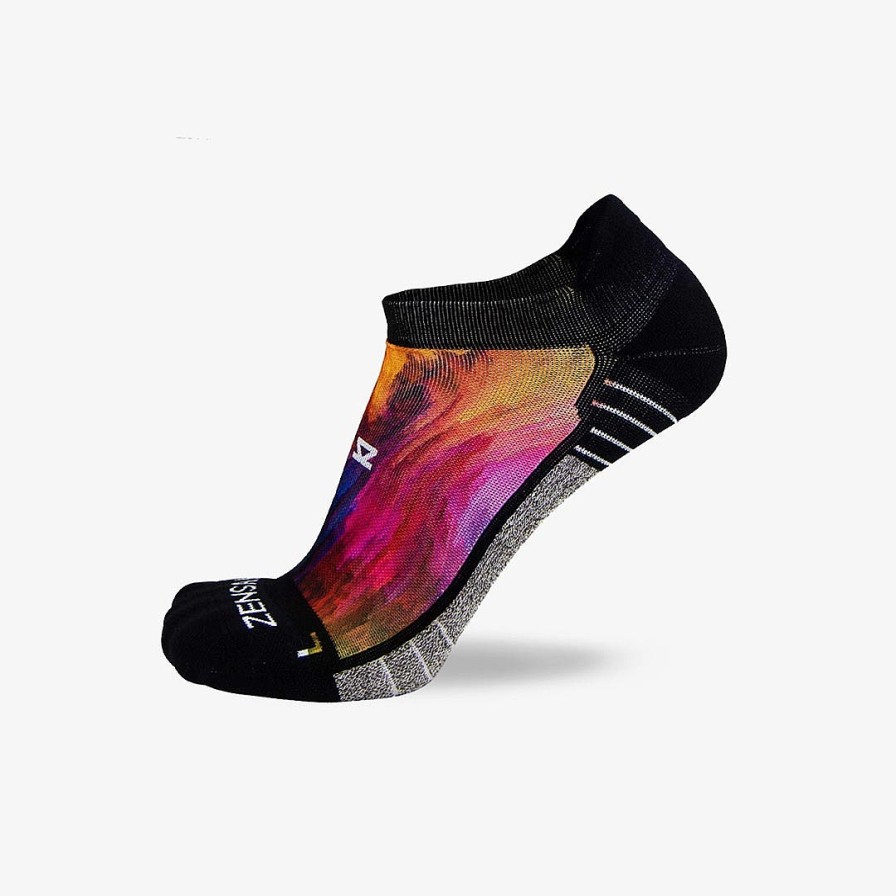 Men Zensah | Color Explosion Socks (No Show) White