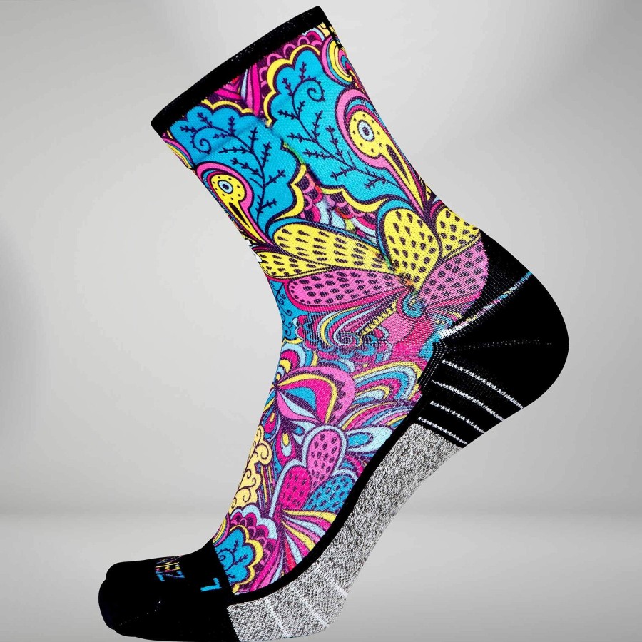 Limited Edition Zensah | Groovy Socks (Mini Crew) Summer Bloom