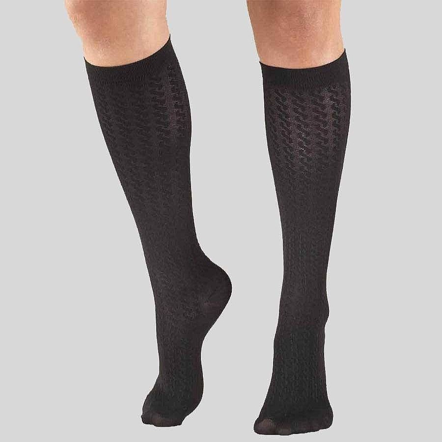 Men Zensah | Women'S Dress Compression Socks Black