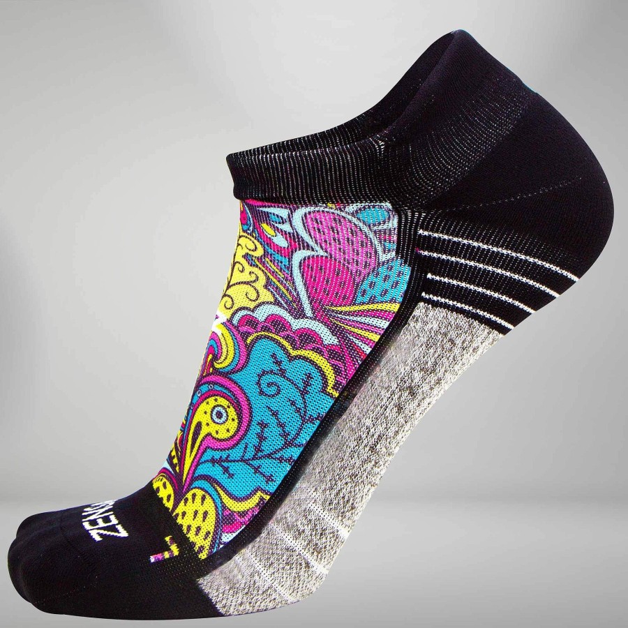 Men Zensah | Groovy Socks (No Show) Summer Bloom