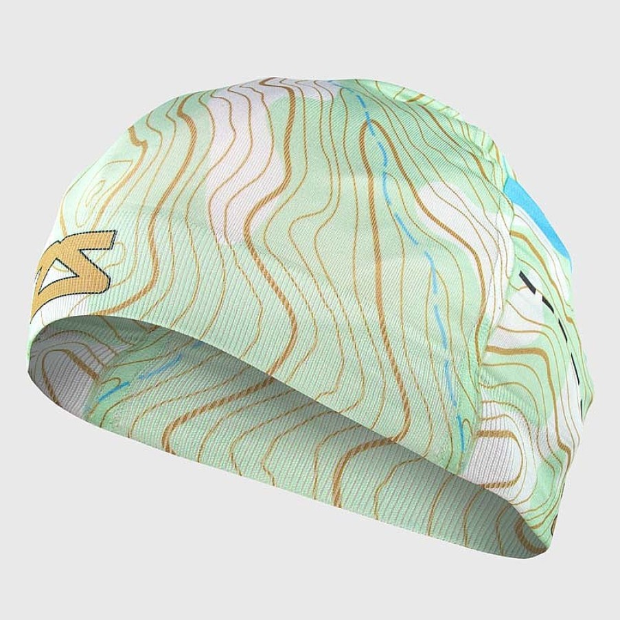 Women Zensah Accessories | Topography Skull Cap Beanie Green