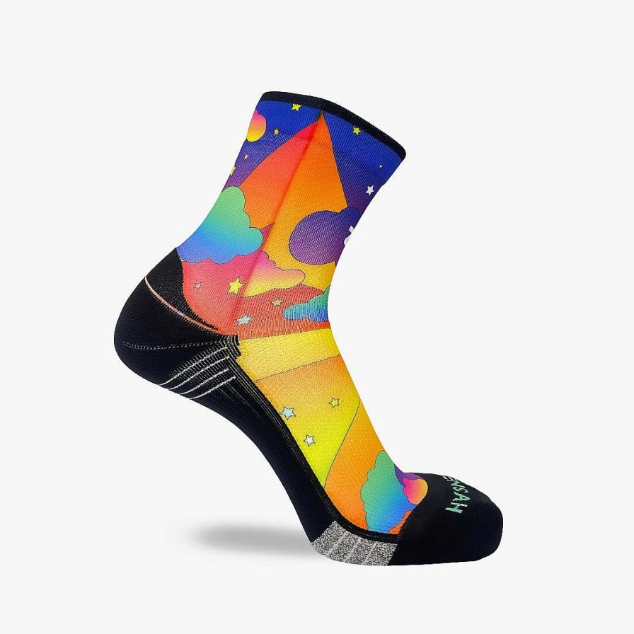 Limited Edition Zensah | 70S Scene Socks (Mini-Crew) Multi