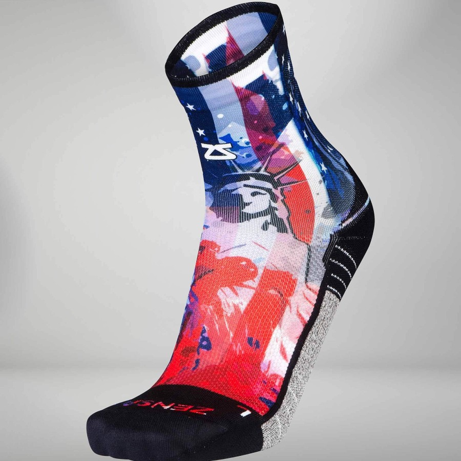 Limited Edition Zensah | Usa Socks (Mini Crew)