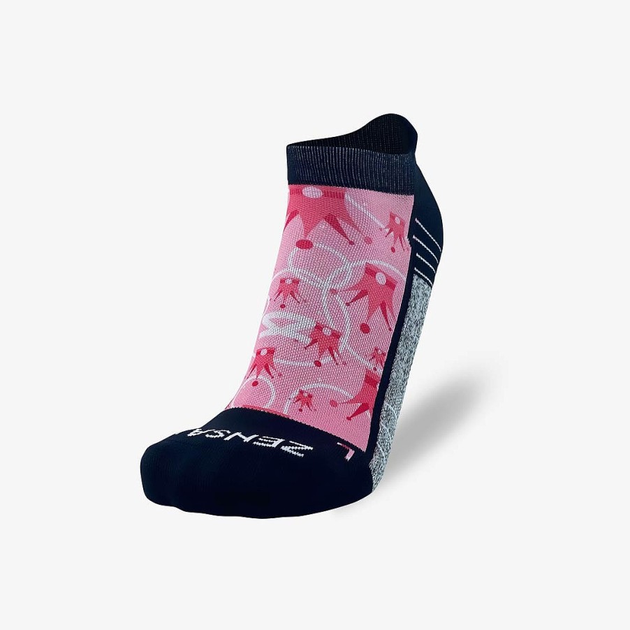 Men Zensah | Princess Crowns Running Socks (No Show) Rosy