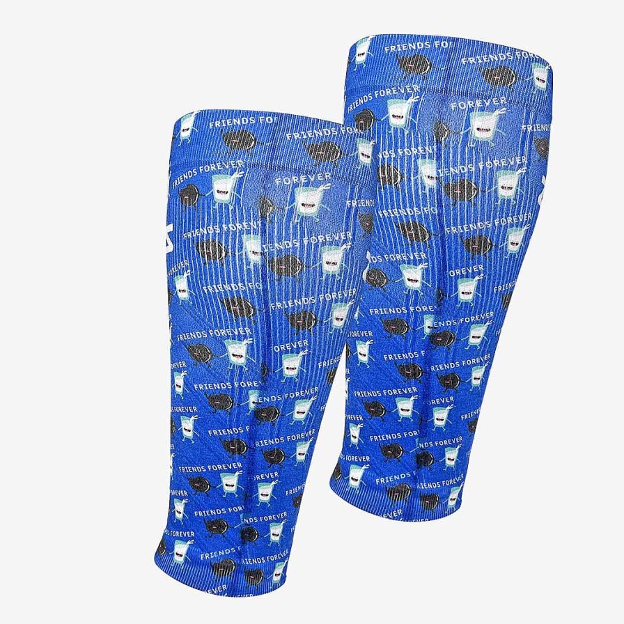 Limited Edition Zensah | Cookie Sandwiches & Milk Compression Leg Sleeves Blue