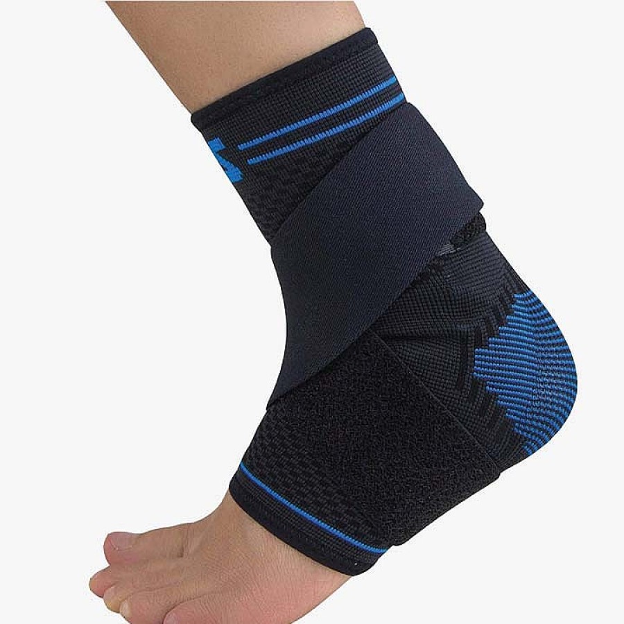 Sports Medicine Zensah | Elite Gel Ankle Brace Black