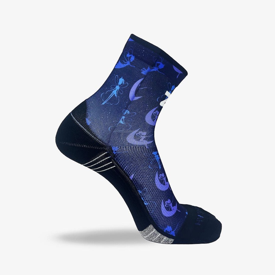 Limited Edition Zensah | Fairy Princesses Running Socks (Mini-Crew) Navy