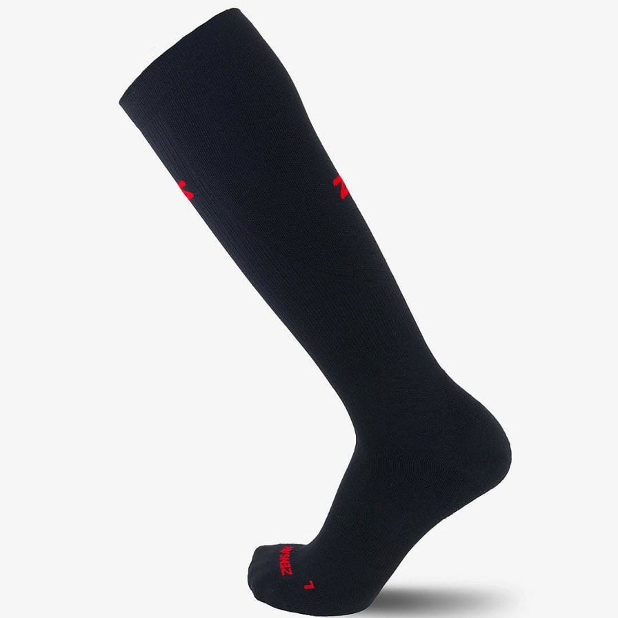 Sports Medicine Zensah | Infrared Compression Socks Black/Infrared