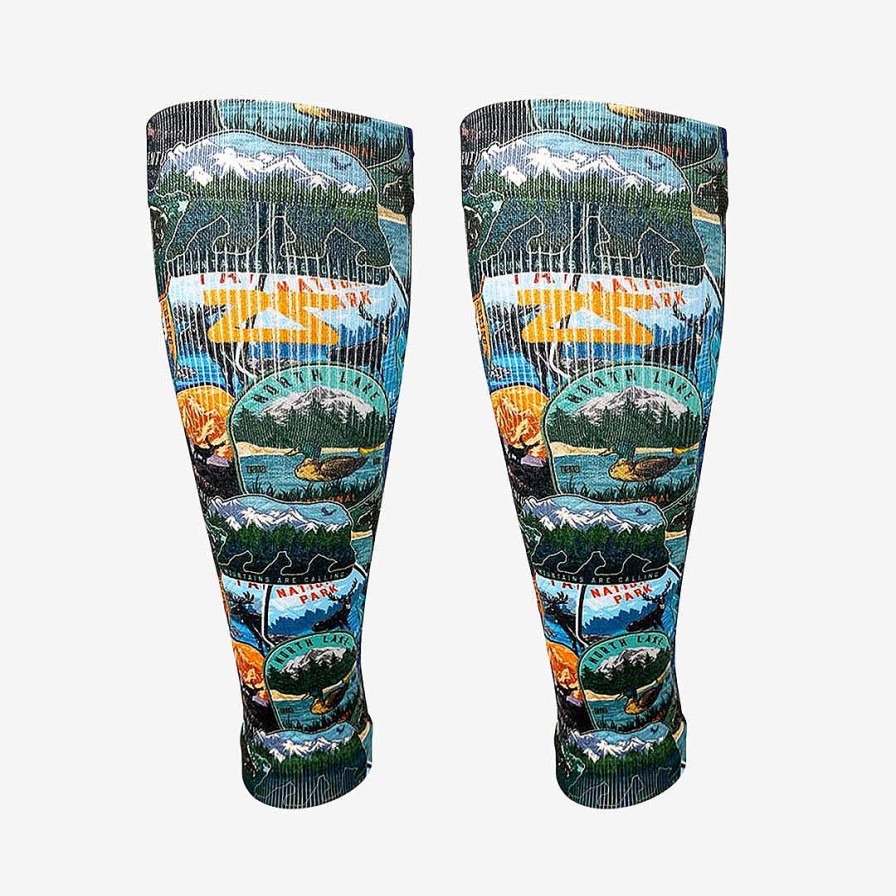 Limited Edition Zensah | National Parks Compression Leg Sleeves Evergreen