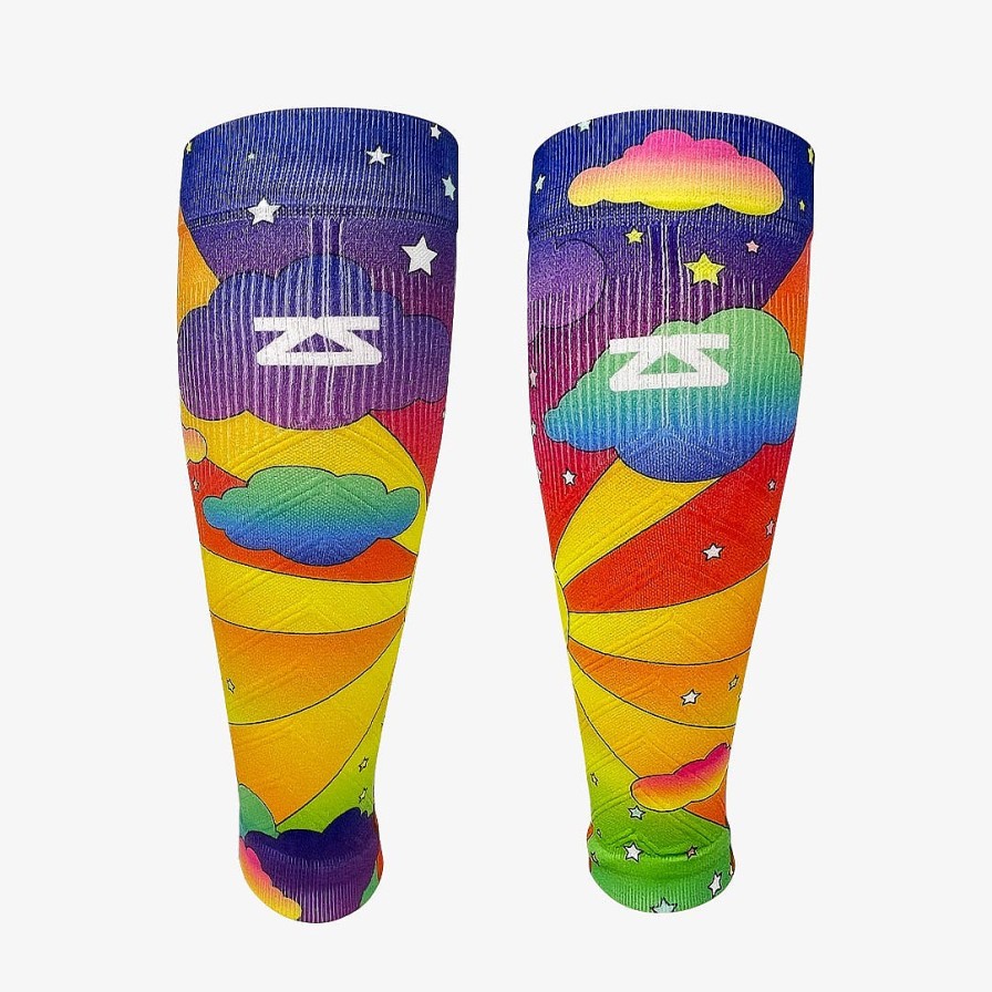 Limited Edition Zensah | 70S Scene Compression Leg Sleeves Multi