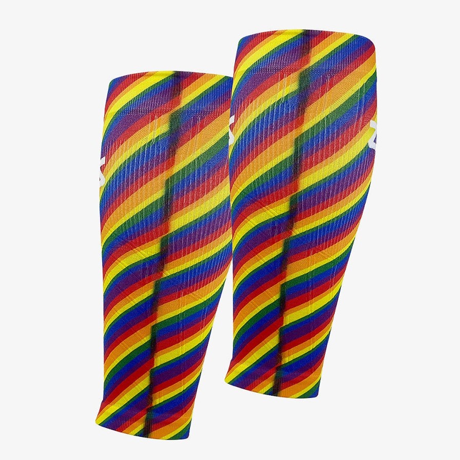 Men Zensah | Rainbow Flag Compression Leg Sleeves Multi