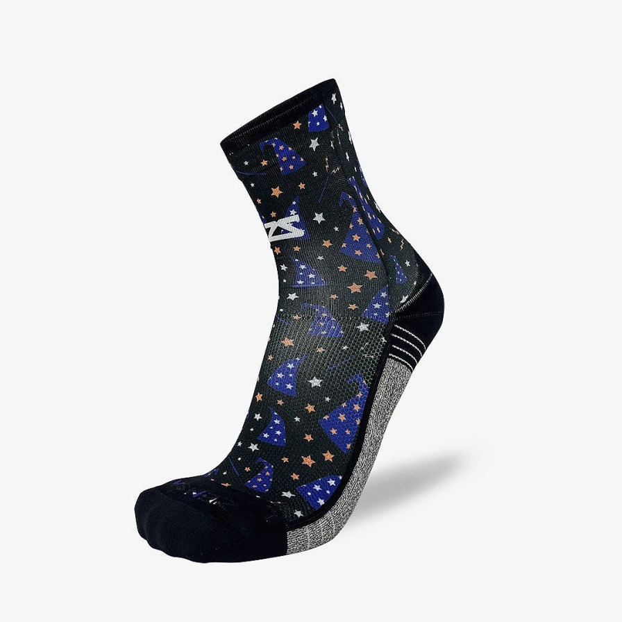 Limited Edition Zensah | Wizard Hats Socks (Mini-Crew) Black