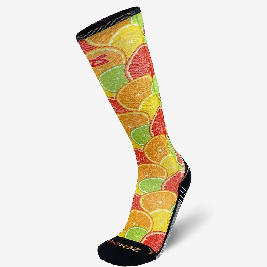 Limited Edition Zensah | Citrus Compression Socks (Knee-High) Multi